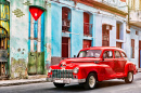 Classic Car in Old Havana, Cuba