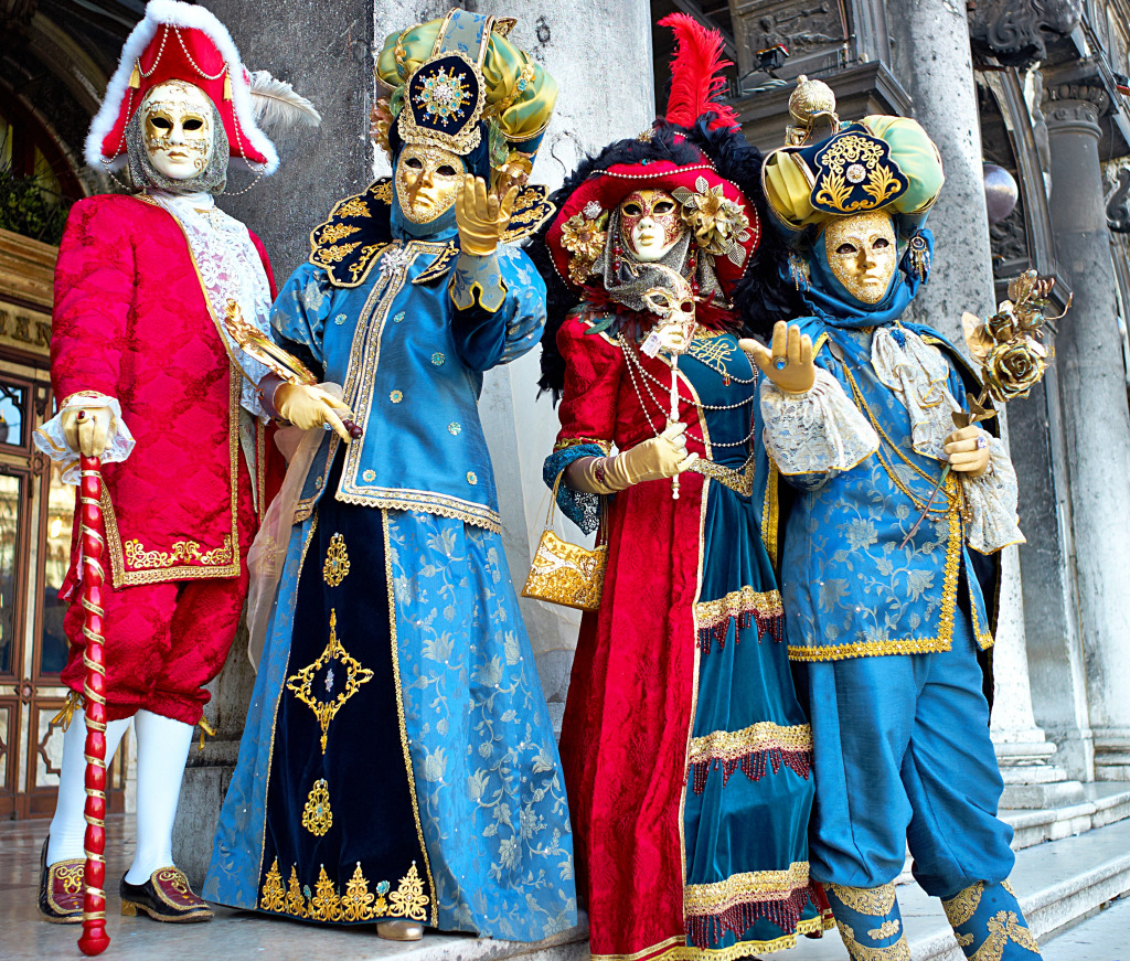 Carnaval de Venise, Italie jigsaw puzzle in Personnes puzzles on TheJigsawPuzzles.com