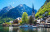 The centre of Hallstatt, Austria