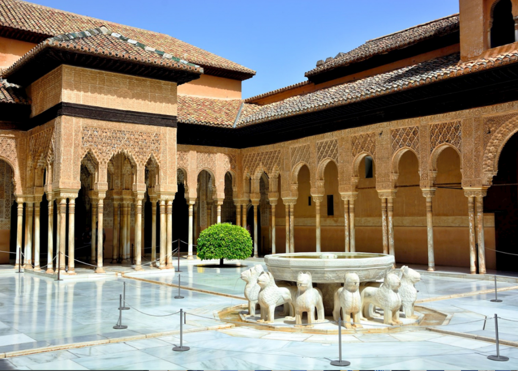 Alhambra - Patio of the Lions jigsaw puzzle in Carolyn Wright puzzles on TheJigsawPuzzles.com