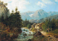 Mill by a Mountain Stream