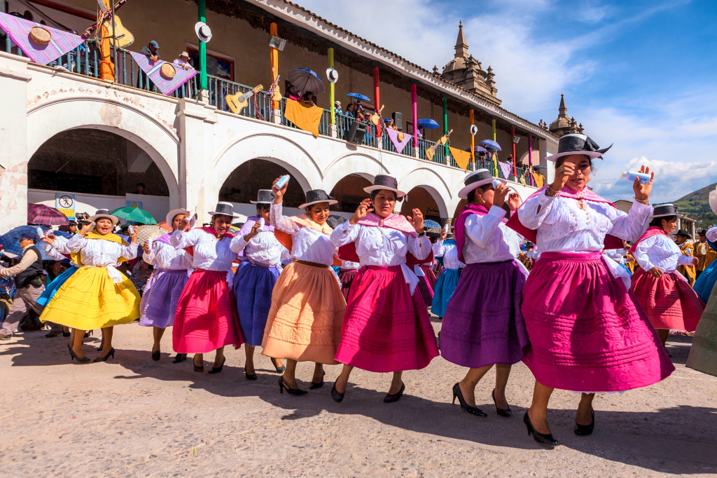 Ayacucho Carnival in Peru jigsaw puzzle in People puzzles on TheJigsawPuzzles.com