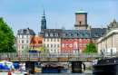 View of Copenhagen from the Canals, Denmark