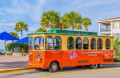 Old Town Trolley Tours, St. Simons, Georgia, USA