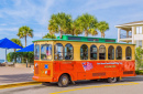 Old Town Trolley Tours, St. Simons, Georgia, USA