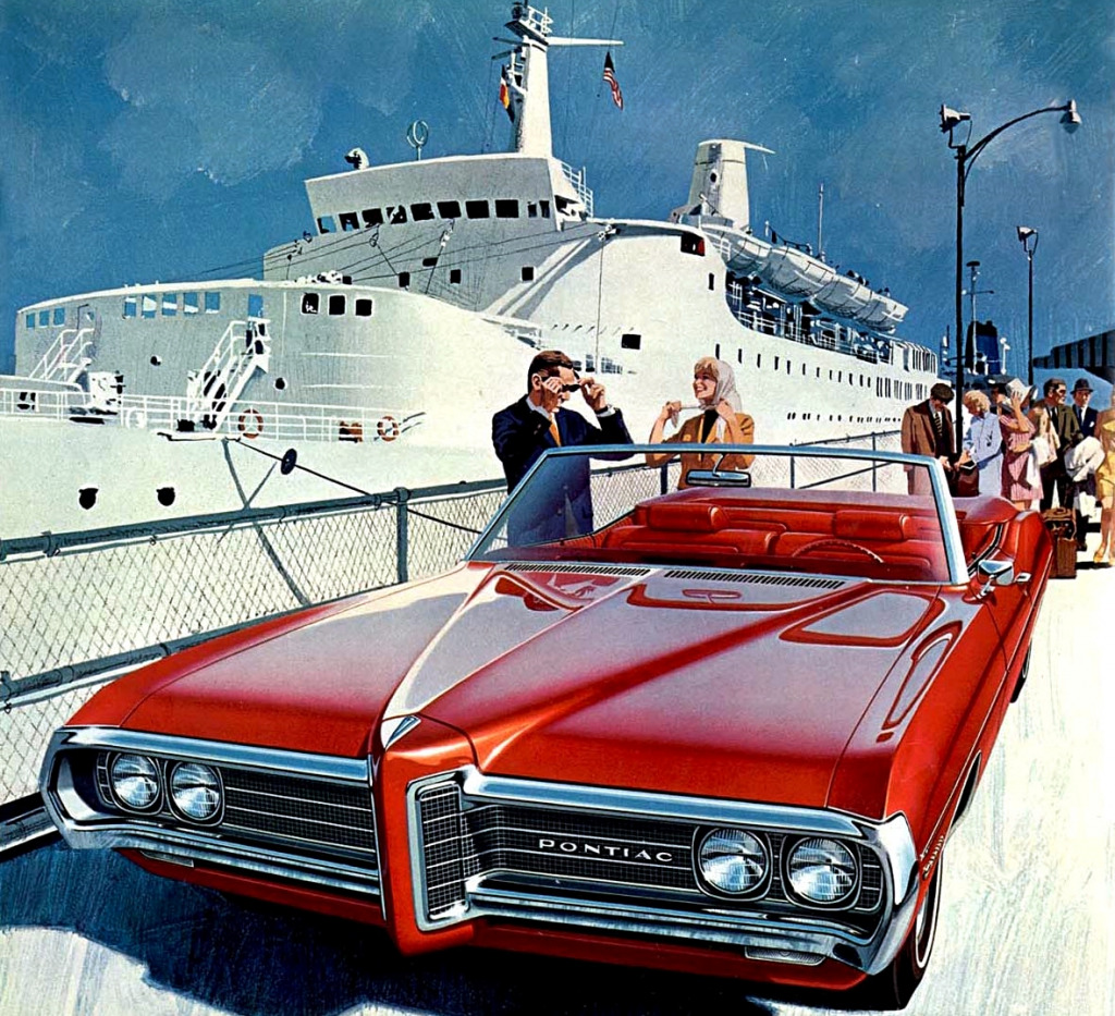 1969 Pontiac Catalina Convertible jigsaw puzzle in Cars & Bikes puzzles on TheJigsawPuzzles.com