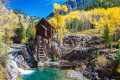 Historic Mill in Crystal Ghost Town CO, USA