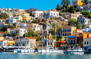 View of the Harbor, Symi Island, Greece