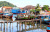 Colorful Fishing Boats in West Sumatra, Indonesia