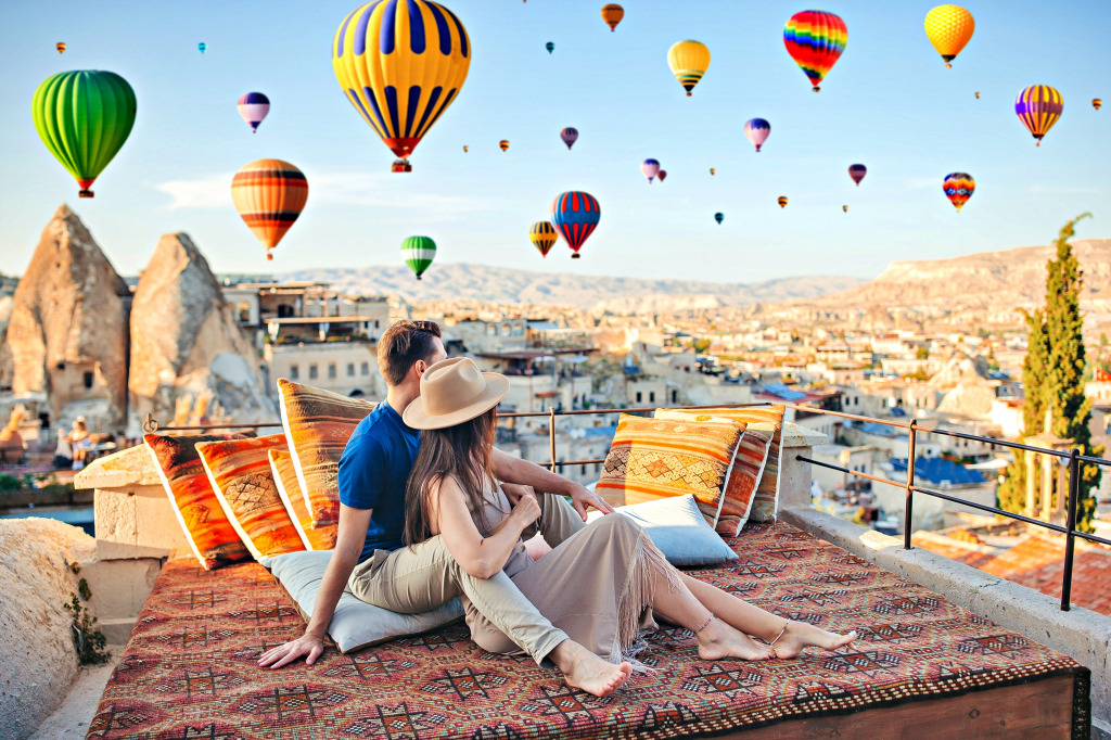 Vols en montgolfière en Turquie jigsaw puzzle in Personnes puzzles on TheJigsawPuzzles.com