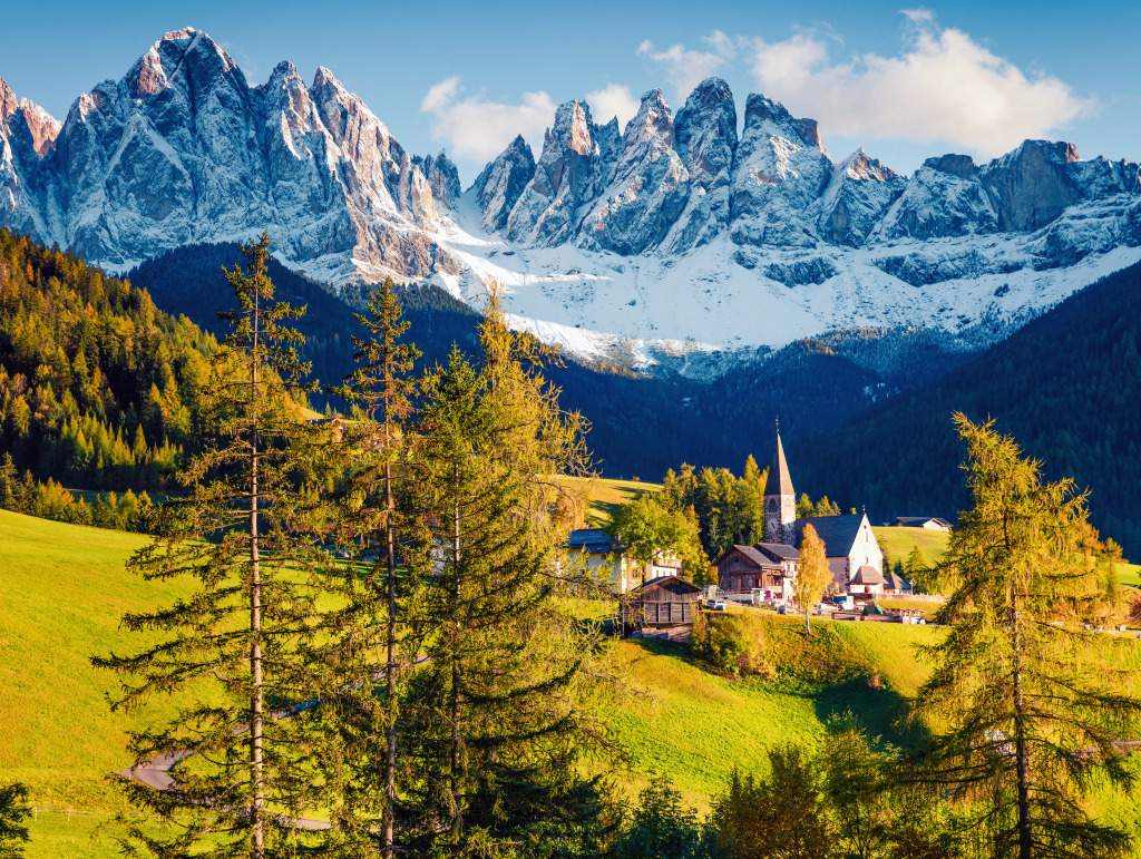 Dolomite Alps, Santa Magdalena, Italy jigsaw puzzle in Great Sightings puzzles on TheJigsawPuzzles.com