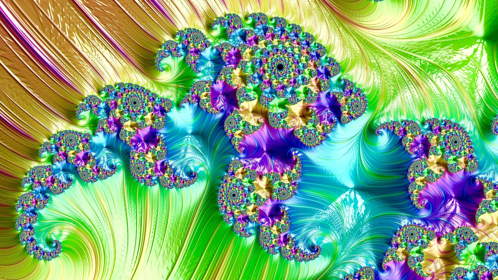 Abstraktes Fraktal-Design jigsaw puzzle in Fractals puzzles on TheJigsawPuzzles.com