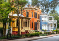 Historic views of Whitaker Street, Savannah, USA