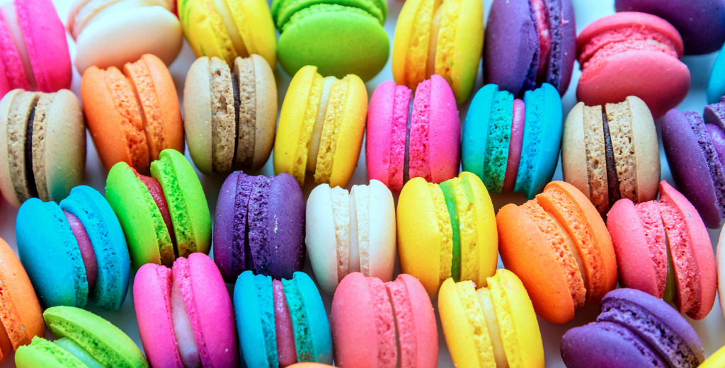 Macarons Vielfalt Nahaufnahme jigsaw puzzle in Makro puzzles on TheJigsawPuzzles.com