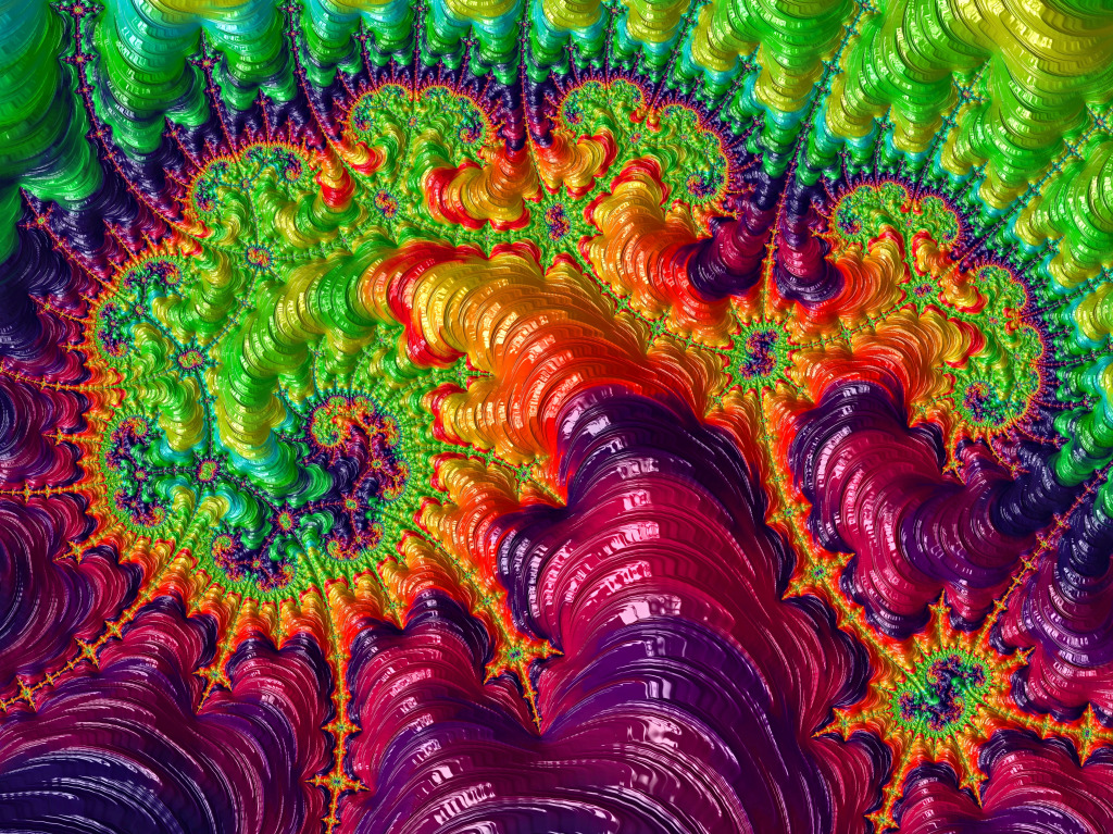 Бесконечные фрактальные паттерны jigsaw puzzle in Fractals puzzles on TheJigsawPuzzles.com