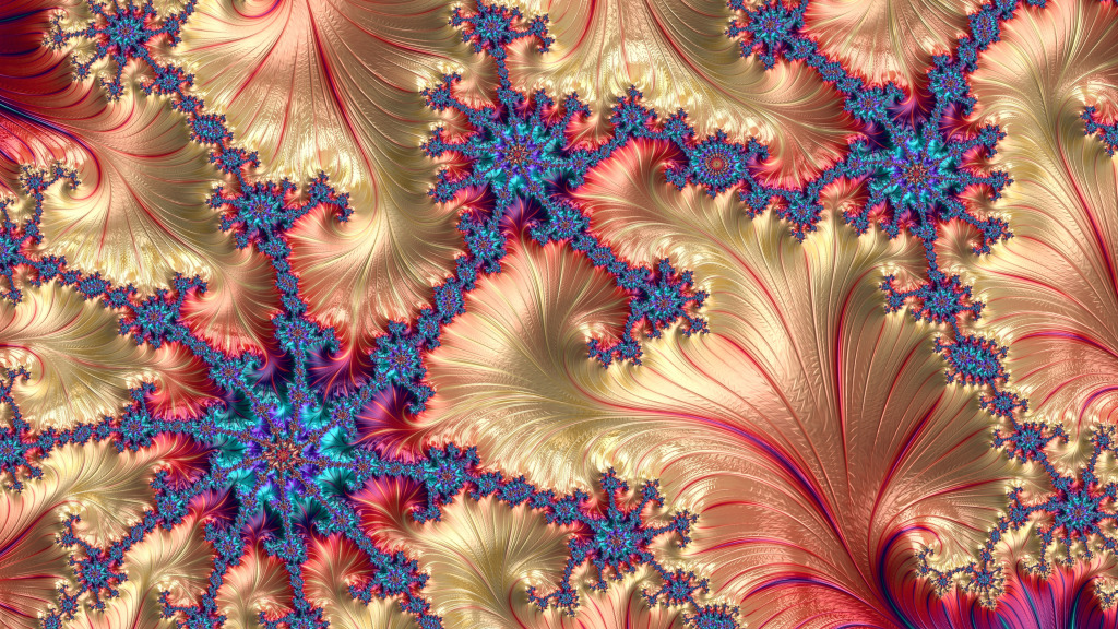 Abstraktes Fraktal-Design jigsaw puzzle in Fractals puzzles on TheJigsawPuzzles.com