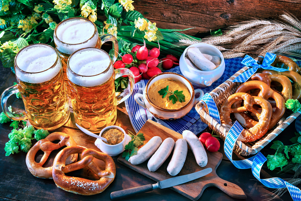 Oktoberfest Menu jigsaw puzzle in Quebra-Cabeça do Dia puzzles on TheJigsawPuzzles.com