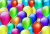 Colored Balloons Background