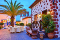 Canarian Village Adeje at Night, Tenerife, Spain