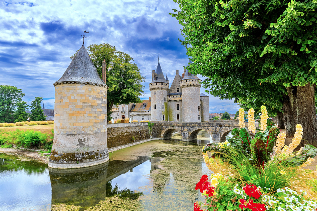 Château de Sully-sur-Loire, Loiretal, Frankreich jigsaw puzzle in Puzzle des Tages puzzles on TheJigsawPuzzles.com