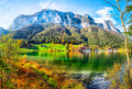 Beautiful View of Hintersee Lake, Bavaria, Germany