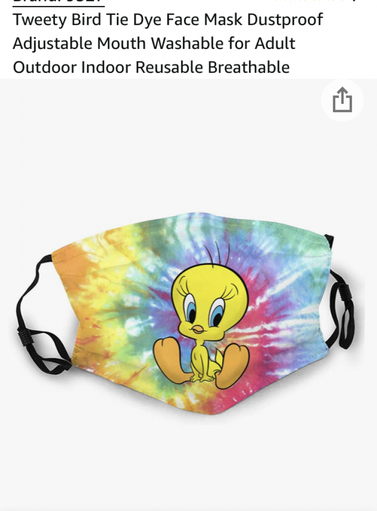 2. MASK TWEETY jigsaw puzzle in Brenda Pelton puzzles on TheJigsawPuzzles.com