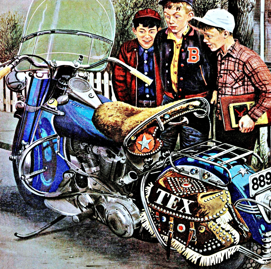 Motocicleta de Marmont Hill Tex jigsaw puzzle in Carros & Motos puzzles on TheJigsawPuzzles.com