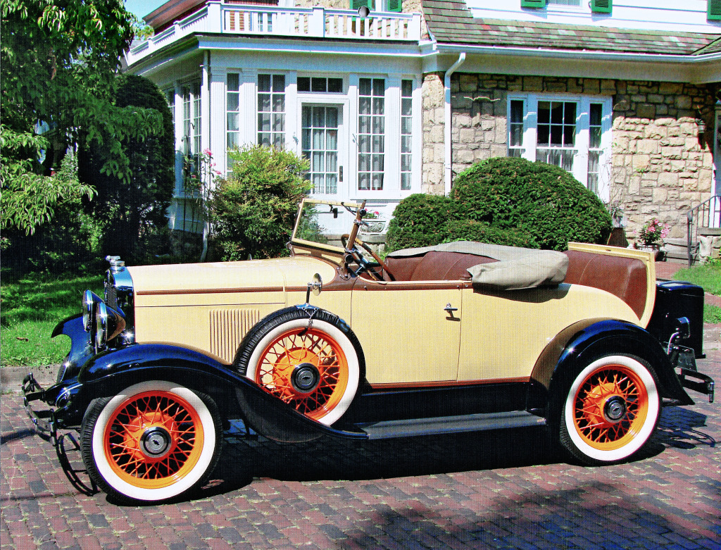 1930er Chevrolet Roadster jigsaw puzzle in Autos & Motorräder puzzles on TheJigsawPuzzles.com