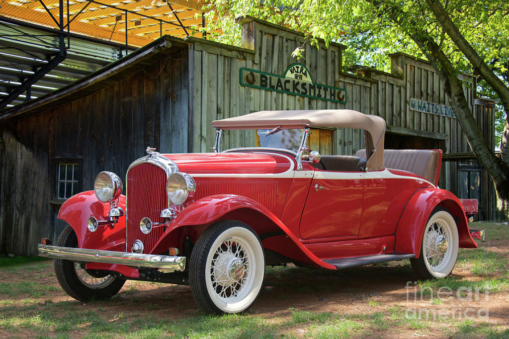 1932-plymouth-sports-roadster-2-dave-koontz jigsaw puzzle in Dominick Vince puzzles on TheJigsawPuzzles.com