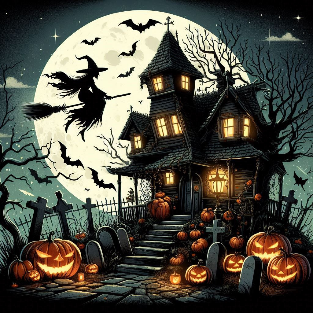 Halloween jigsaw puzzle in Susan Robson puzzles on TheJigsawPuzzles.com