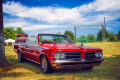 Red Pontiac GTO in Aalen-Fachsenfeld, Germany