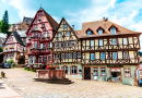 Colorful Half-Timbered Houses, Miltenberg, Germany