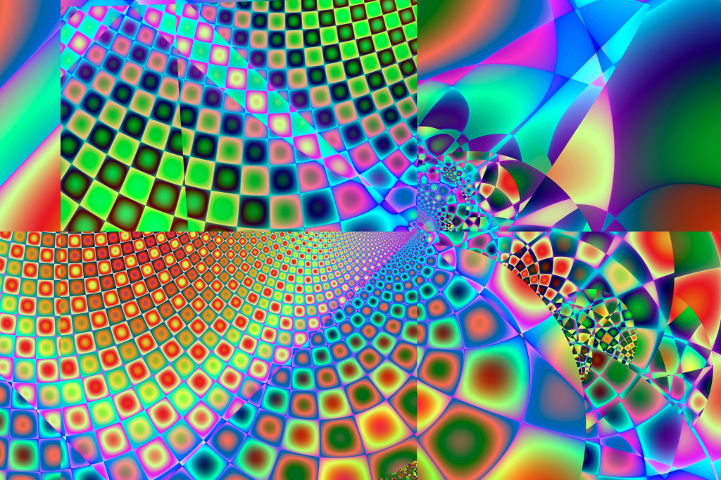 Colorful Fractal Background jigsaw puzzle in Fractals puzzles on TheJigsawPuzzles.com