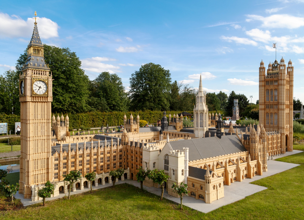 Westminster Palace, Mini-Europe, Brussels, Belgium jigsaw puzzle in Castles puzzles on TheJigsawPuzzles.com