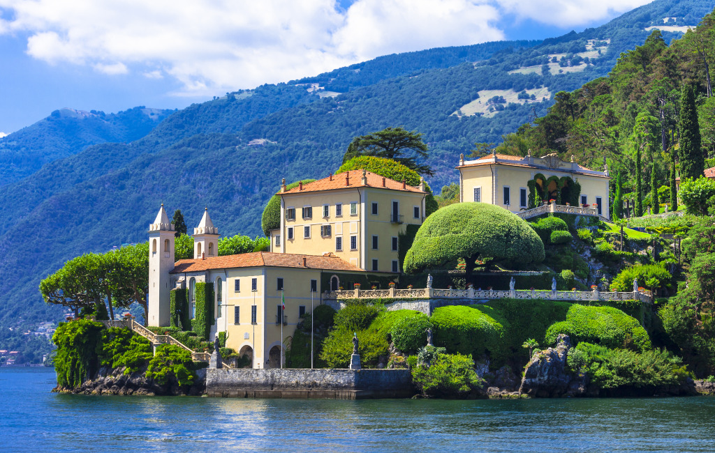 Villa del Balbianello, Comer See, Italien jigsaw puzzle in Großartige Landschaften puzzles on TheJigsawPuzzles.com