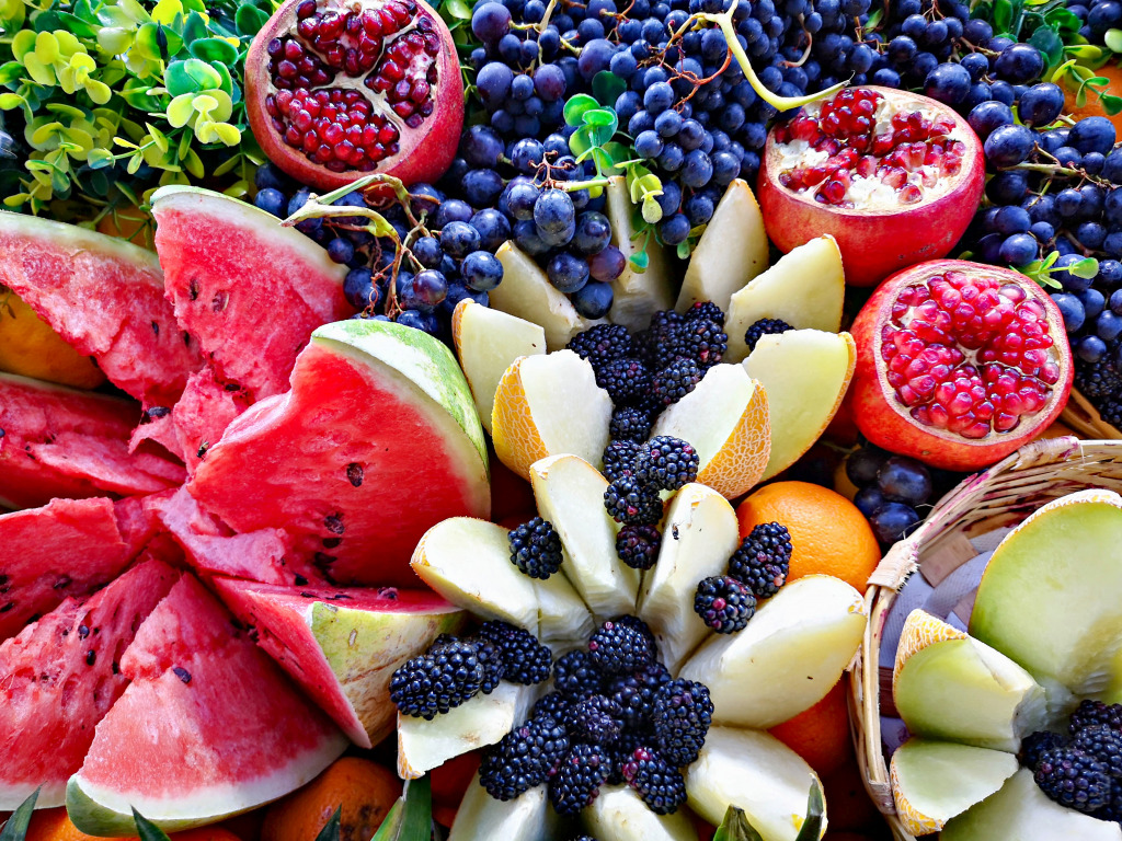 Fruits mûrs et baies jigsaw puzzle in Fruits & Légumes puzzles on TheJigsawPuzzles.com