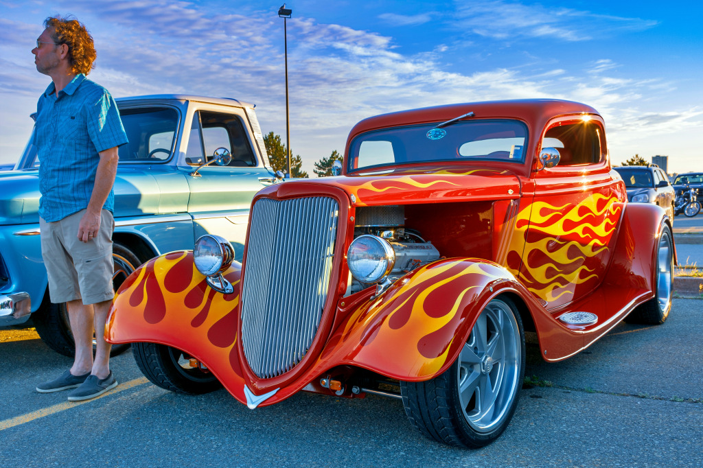 1934 Ford 3 Window Coupe, Dartmouth, Canada jigsaw puzzle in Cars & Bikes puzzles on TheJigsawPuzzles.com