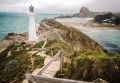 Castle Point Lighthouse in New Zealand