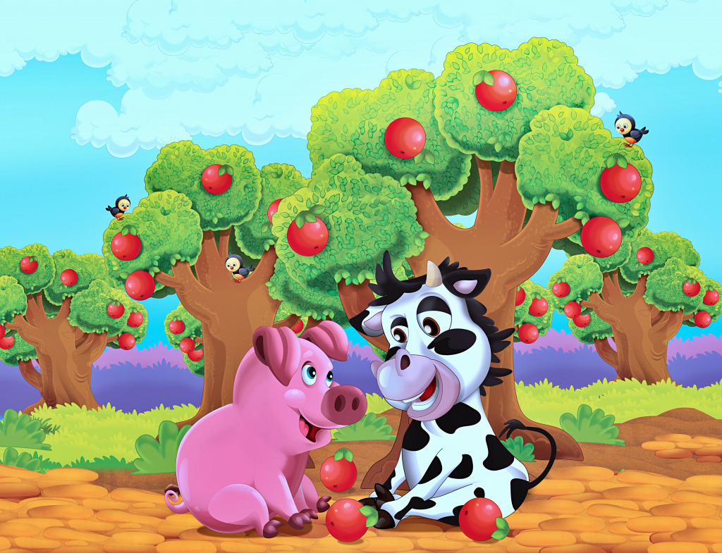 Life on a Farm jigsaw puzzle in Animals puzzles on TheJigsawPuzzles.com