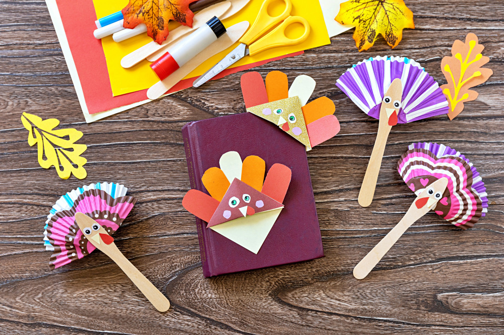 Handmade Thanksgiving Bookmarks jigsaw puzzle in Handmade puzzles on TheJigsawPuzzles.com