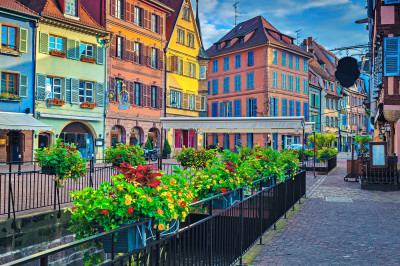 Colmar Early Morning at Sunrise, Alsace, France