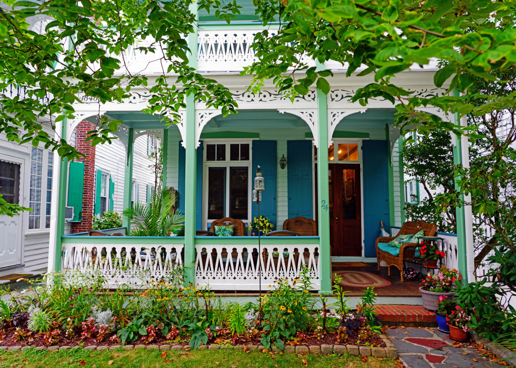 Victorian Houses in Cape May, New Jersey, USA jigsaw puzzle in Street View puzzles on TheJigsawPuzzles.com