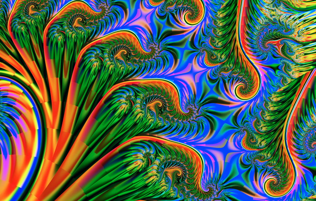 Colorful Abstract Digital Artwork jigsaw puzzle in Fractals puzzles on TheJigsawPuzzles.com