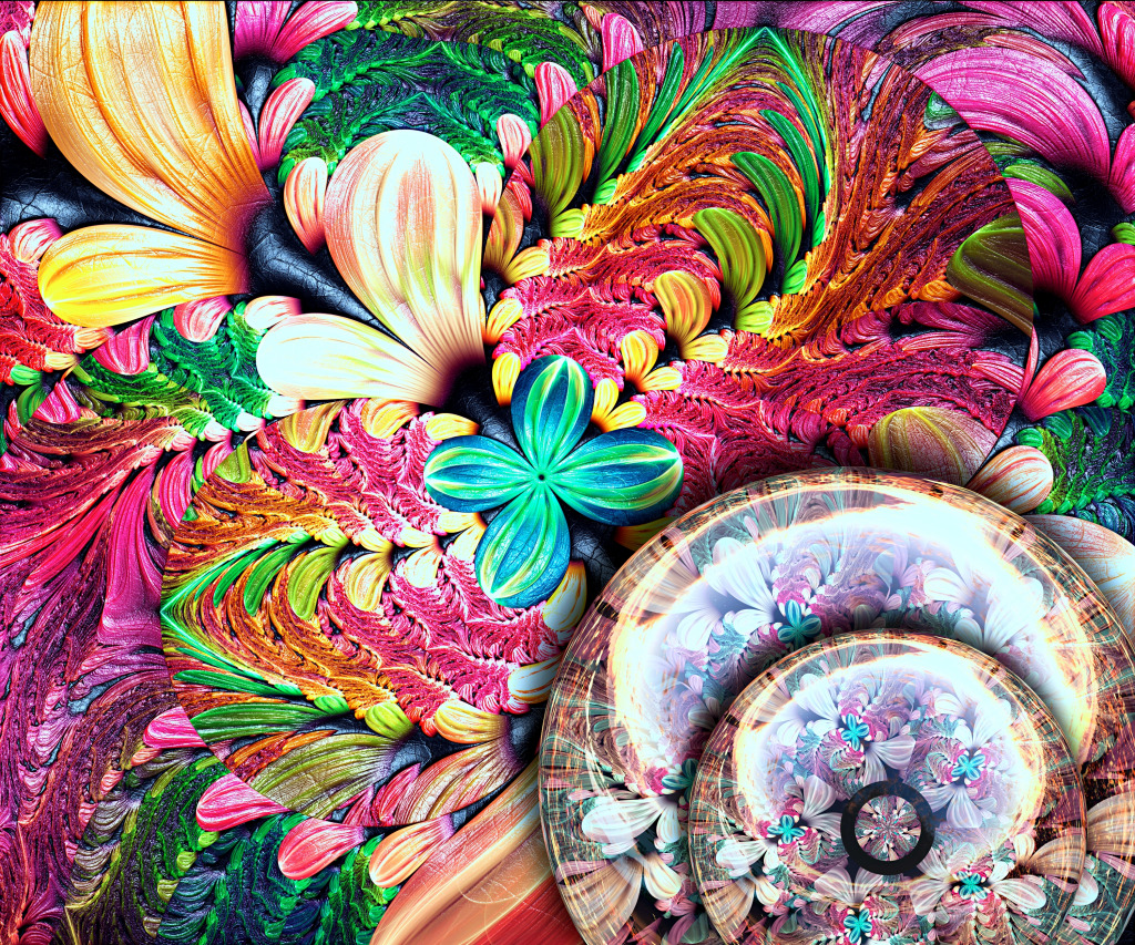 Colorful Digital Artwork jigsaw puzzle in Fractals puzzles on TheJigsawPuzzles.com