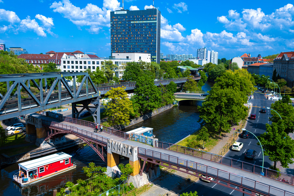 Cityscape of Berlin, Germany jigsaw puzzle in Bridges puzzles on TheJigsawPuzzles.com