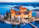 Aerial View of the Trakai Castle, Lithuania