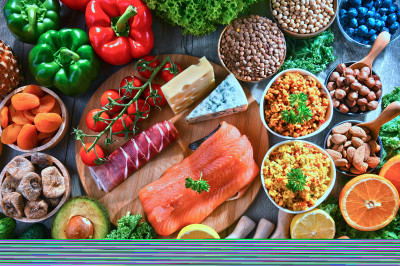 Assortment of Food Products on the Table jigsaw puzzle in Food &amp; Bakery ...