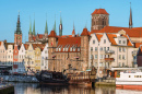 Cityscape of the Old Town of Gdansk, Poland