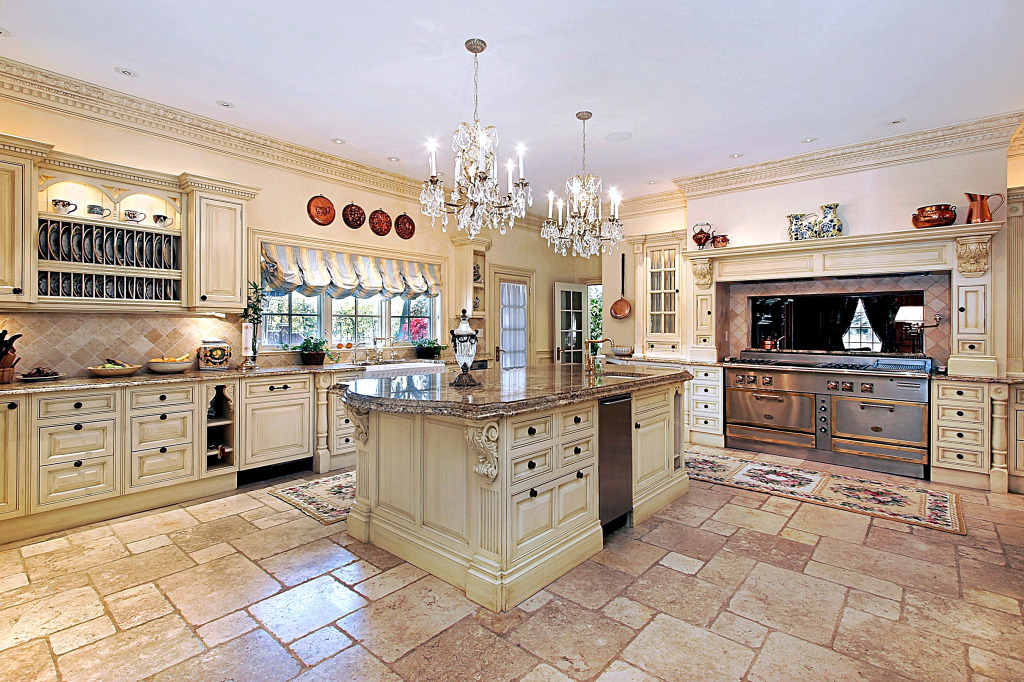 Luxury Kitchen jigsaw puzzle in Food & Bakery puzzles on TheJigsawPuzzles.com