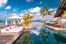 Swimming Pool at a Tropical Resort, Seychelles